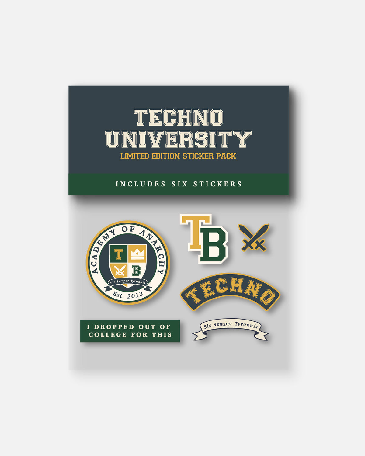 Techno University Sticker Pack