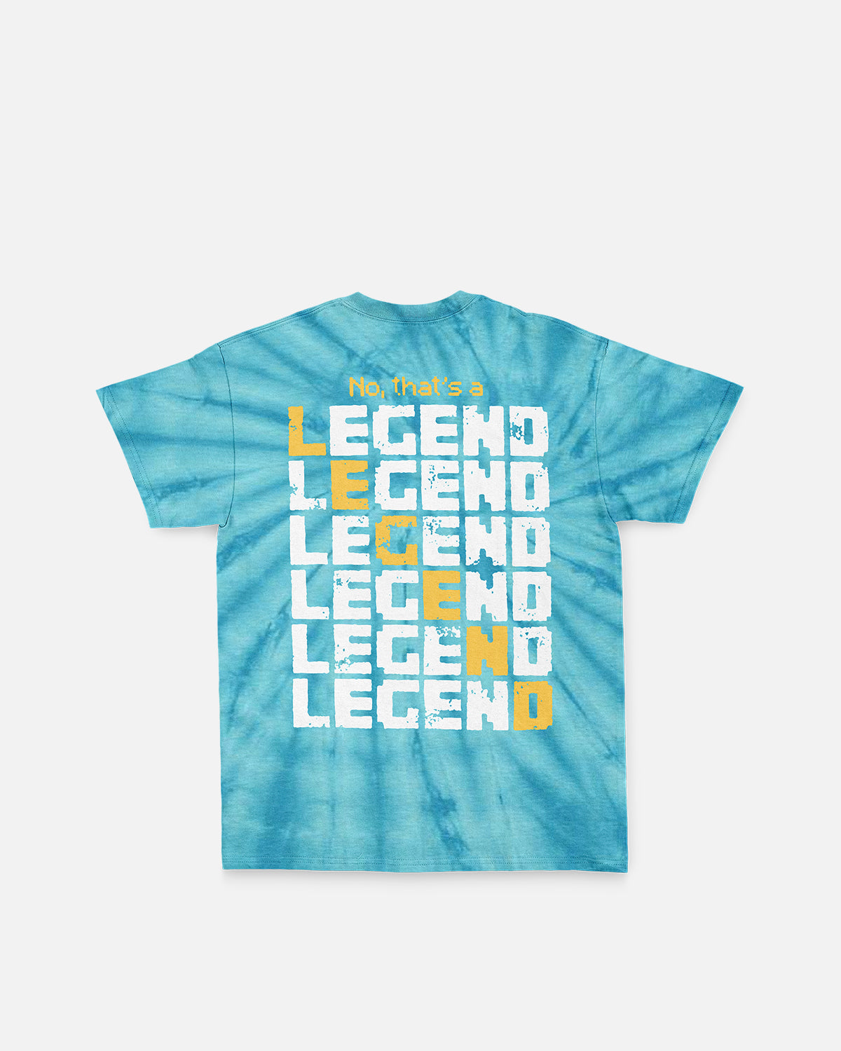 That's A Legend Tie Dye Youth Tee (Spider Turquoise)
