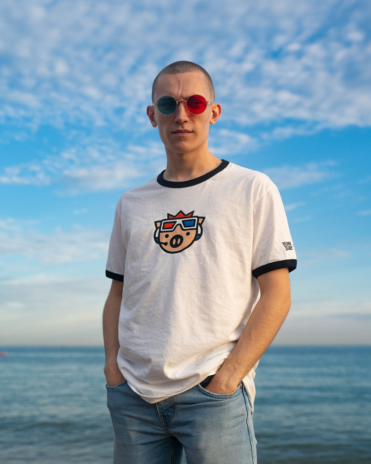 Agro Jack Manifold Collaboration Ringer Tee (White)