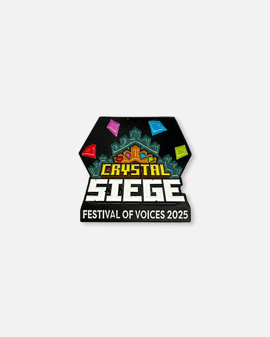 Festival Of Voices Enamel Pin (Crystal Siege)