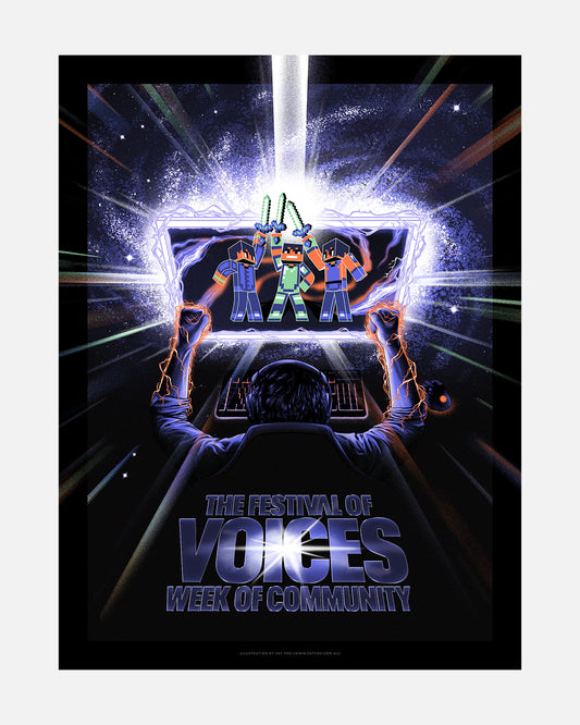 Festival of Voices Giclée Poster (AUTOGRAPHED)