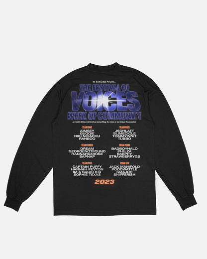 Festival of Voices Long Sleeve T-Shirt (Black)