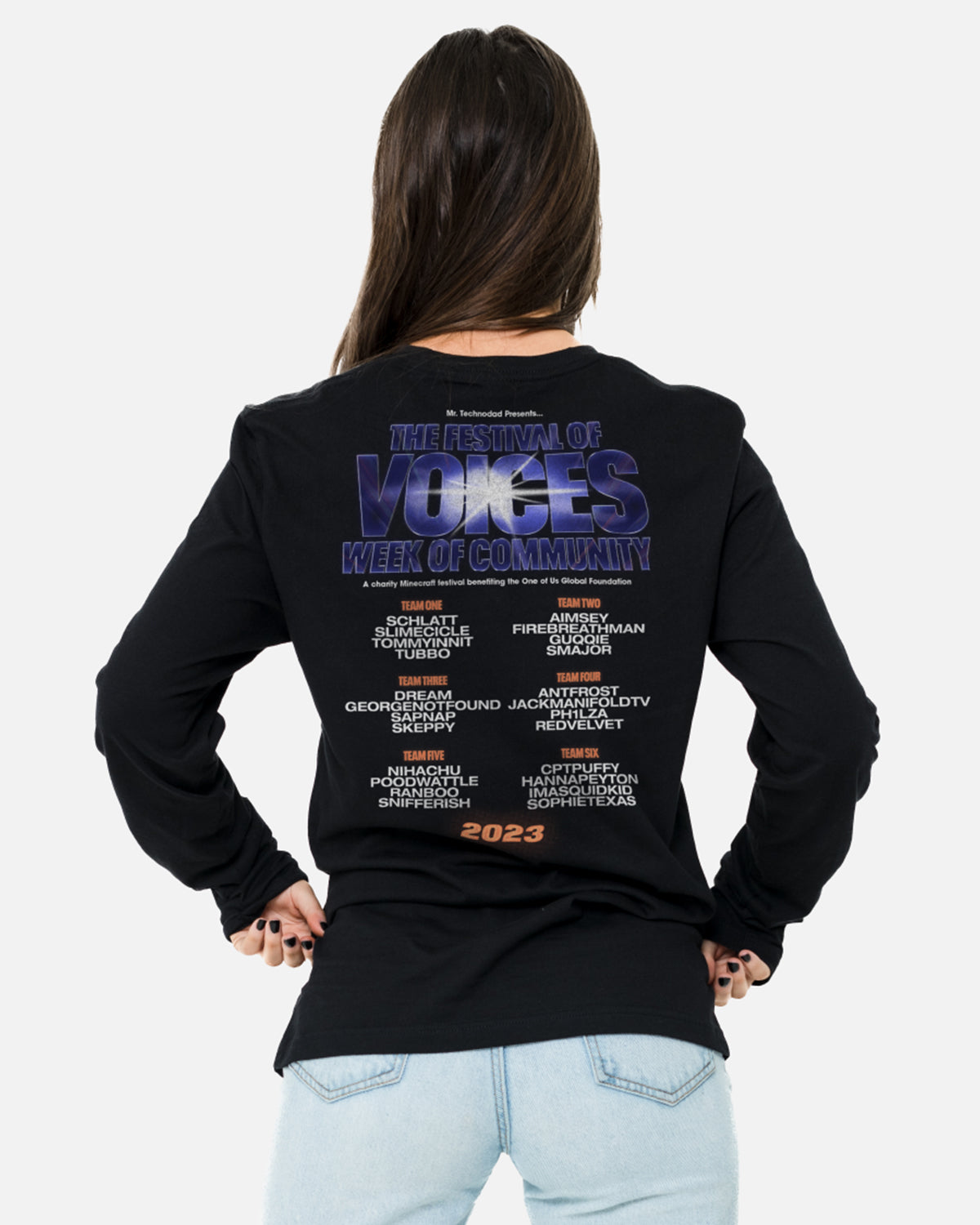 Festival of Voices Long Sleeve T-Shirt (Black)