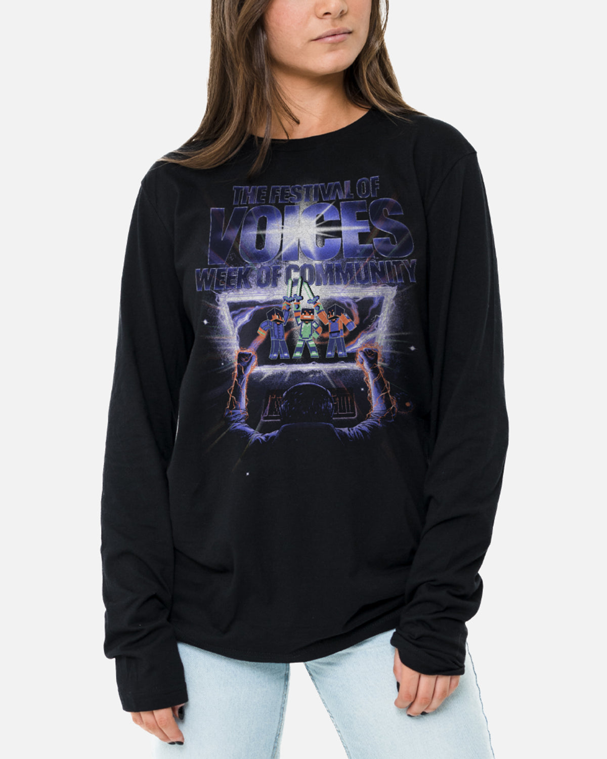 Festival of Voices Long Sleeve T-Shirt (Black)