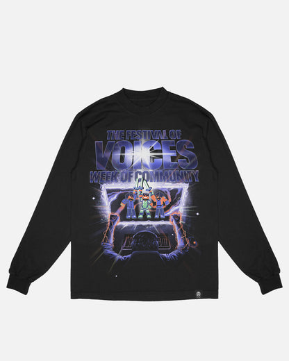 Festival of Voices Long Sleeve T-Shirt (Black)