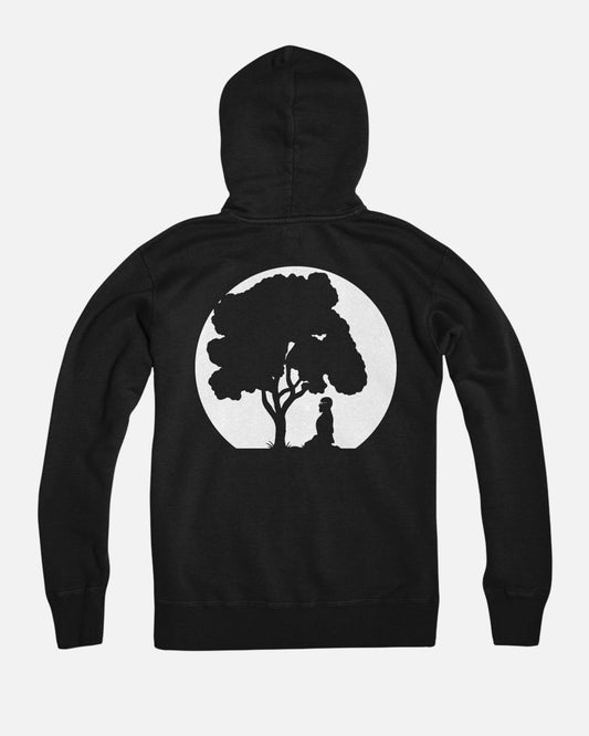 Happy Birthday, My Son Zip Up Hoodie (Black)