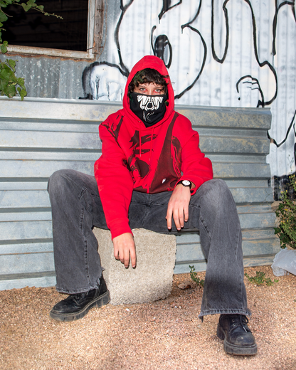 Blood God Rises Hoodie (Red)