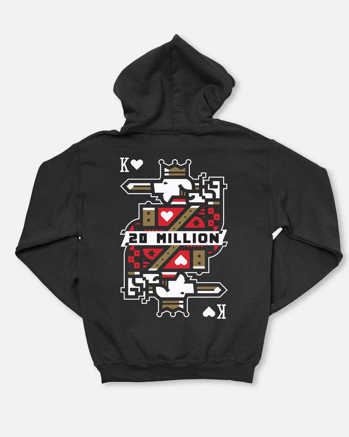 20 Million Subs Pullover Hoodie (Black)