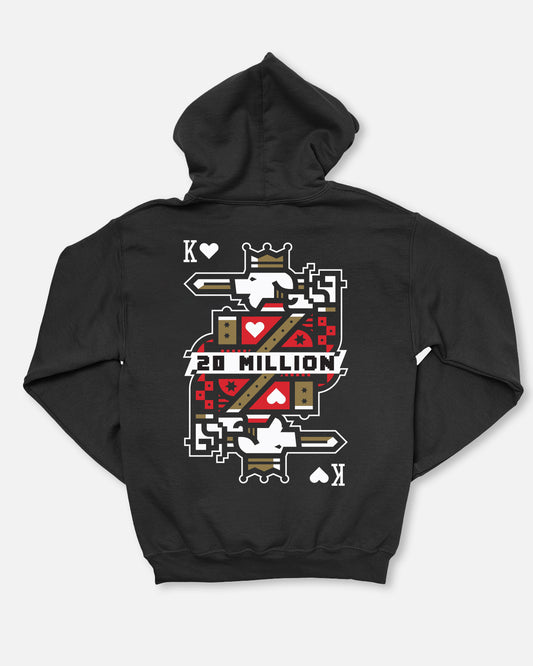 20 Million Subs Pullover Hoodie (Black)