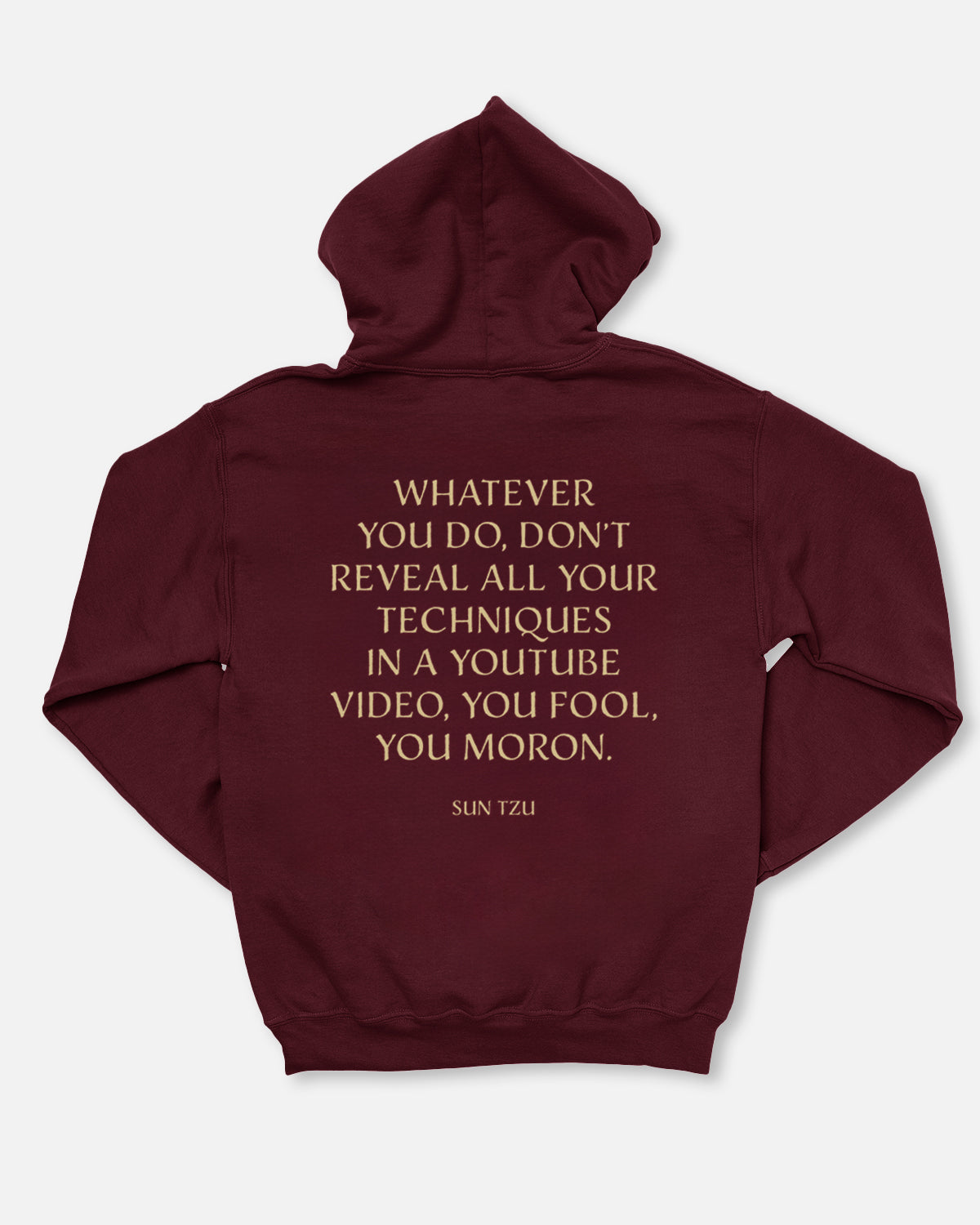 Deception, Blade, Victory, King Pullover Hoodie (Burgundy)