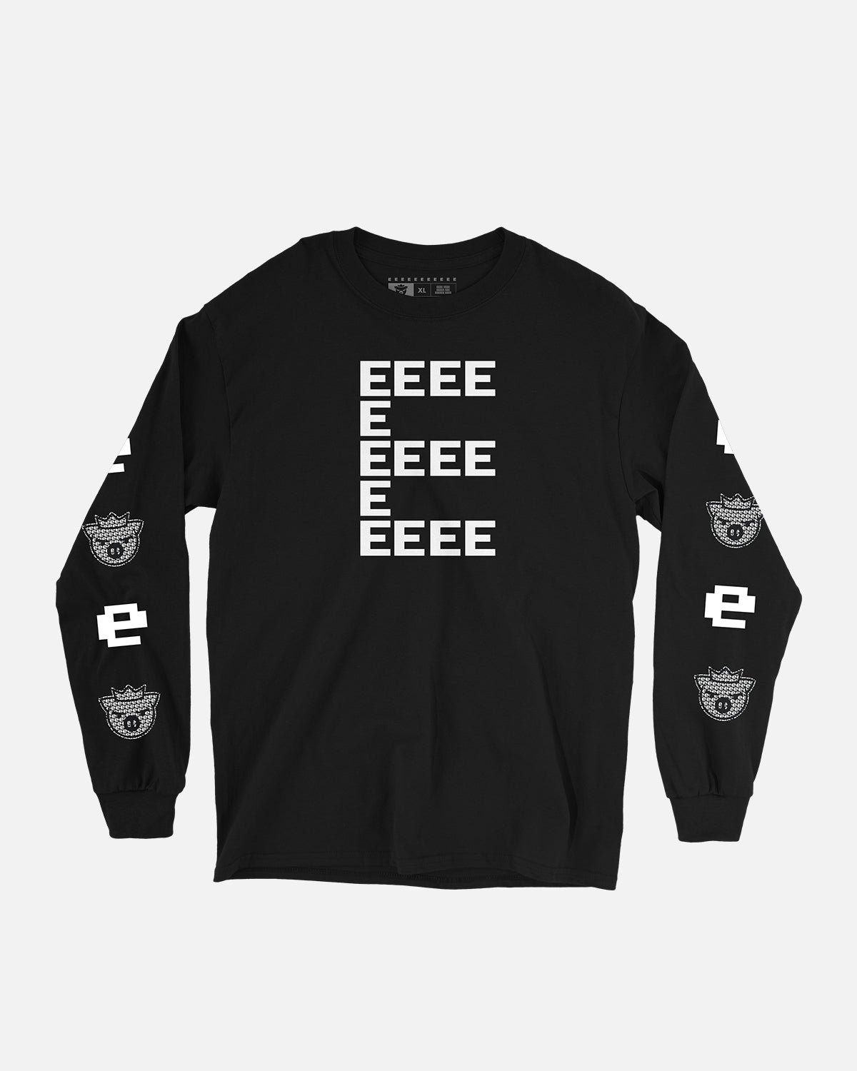 E Redux Glow In The Dark Long Sleeve Tee (Black)