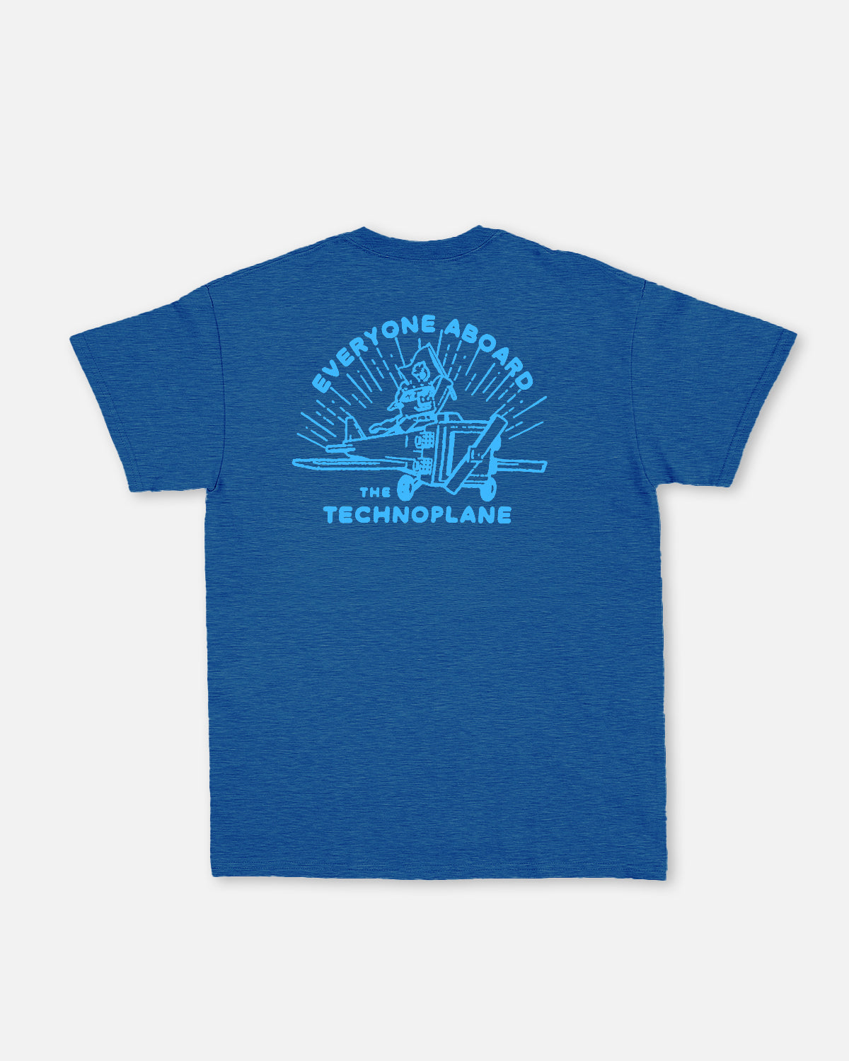 Technoblade 'Everyone Aboard' Tee (Cool Blue) – Technoblade Official