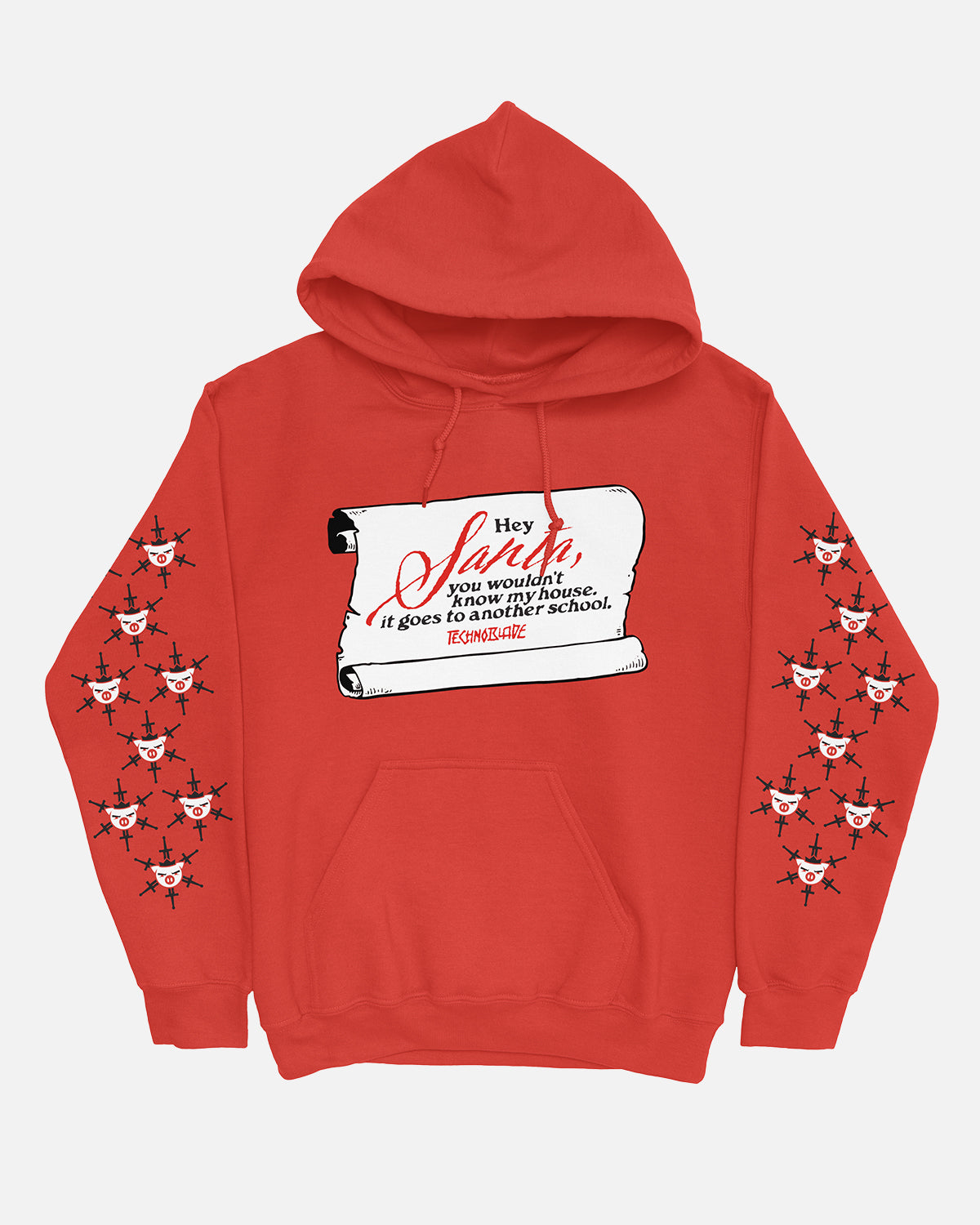 Hey Santa Hoodie (Red)