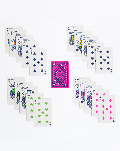 King Technoblade Playing Cards (Aged)