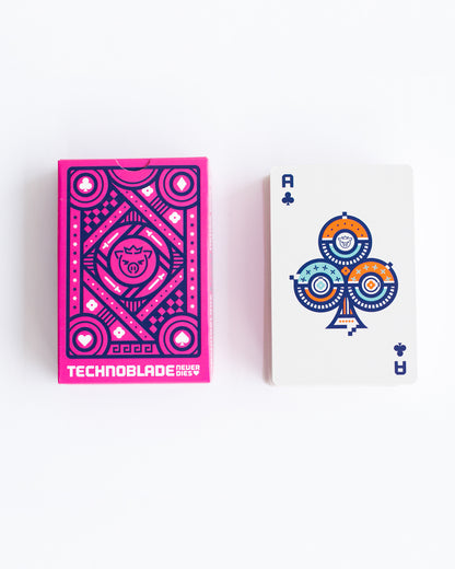 King Technoblade Playing Cards (Aged)