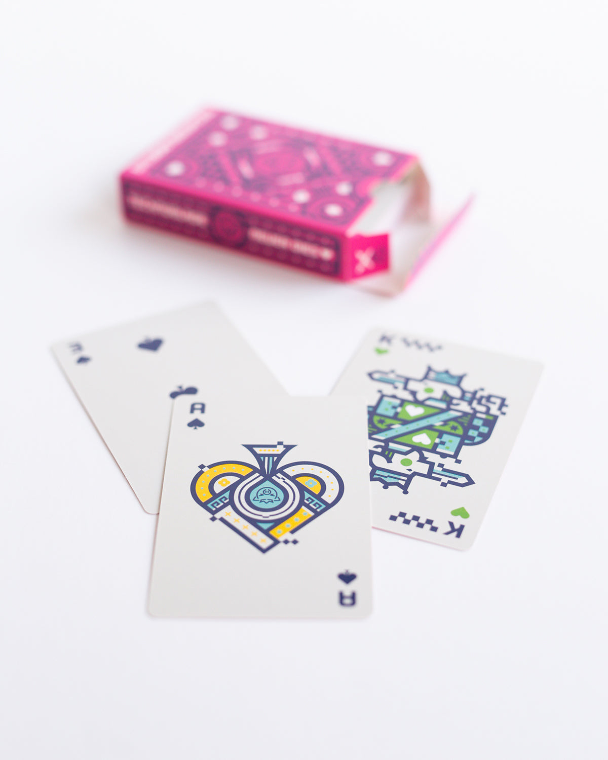 King Technoblade Playing Cards (Aged)