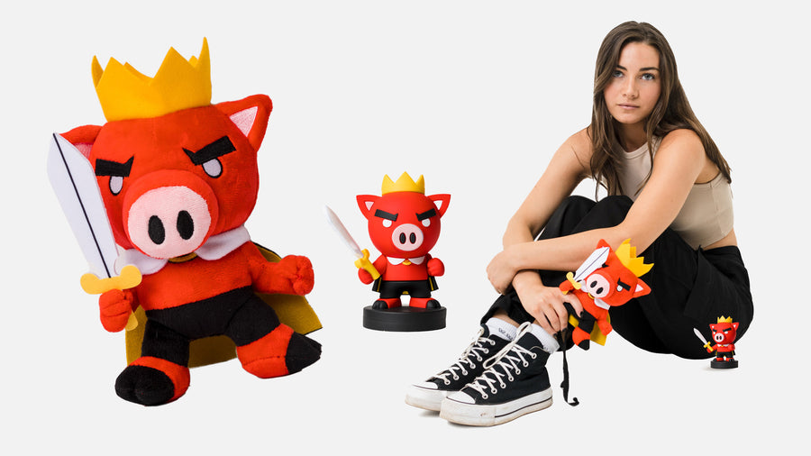 Technoblade 'Agro King' Plushie (First Edition) - Technoblade Official
