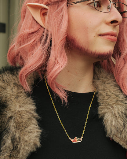 Techno Crown Necklace