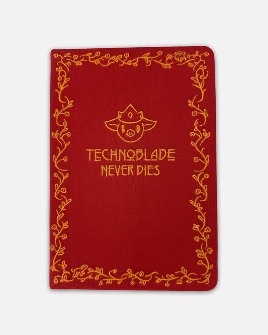 Techno Embroidered Notebook