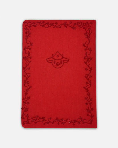 Techno Embroidered Notebook