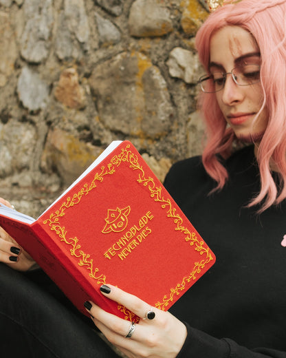 Techno Embroidered Notebook