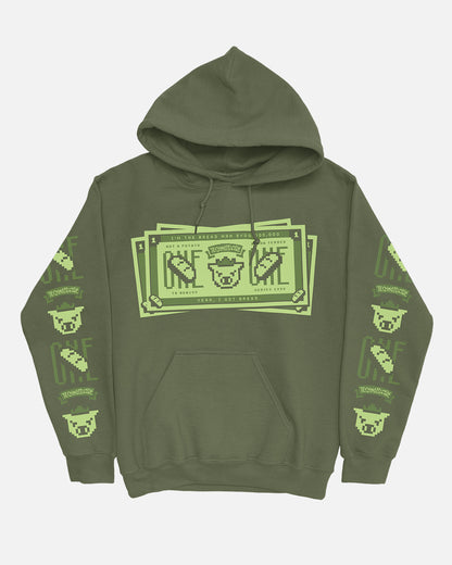 The Bread Man Hoodie (Army Green)