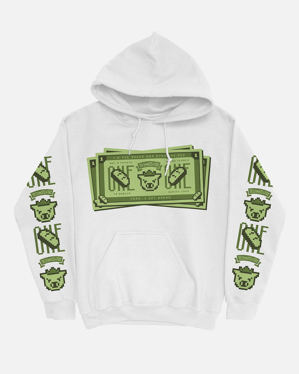 The Bread Man Hoodie (White)