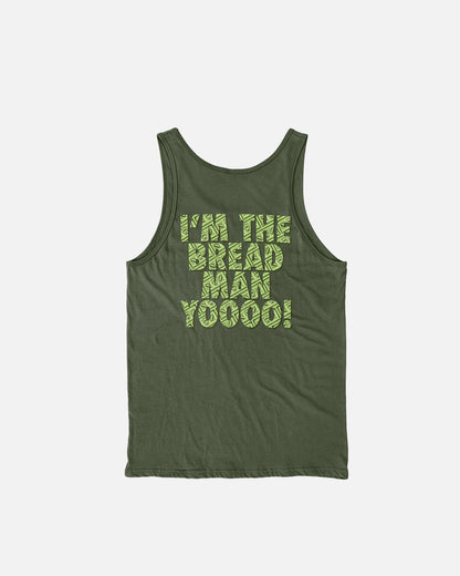 The Bread Man Tank Top (Army Green)