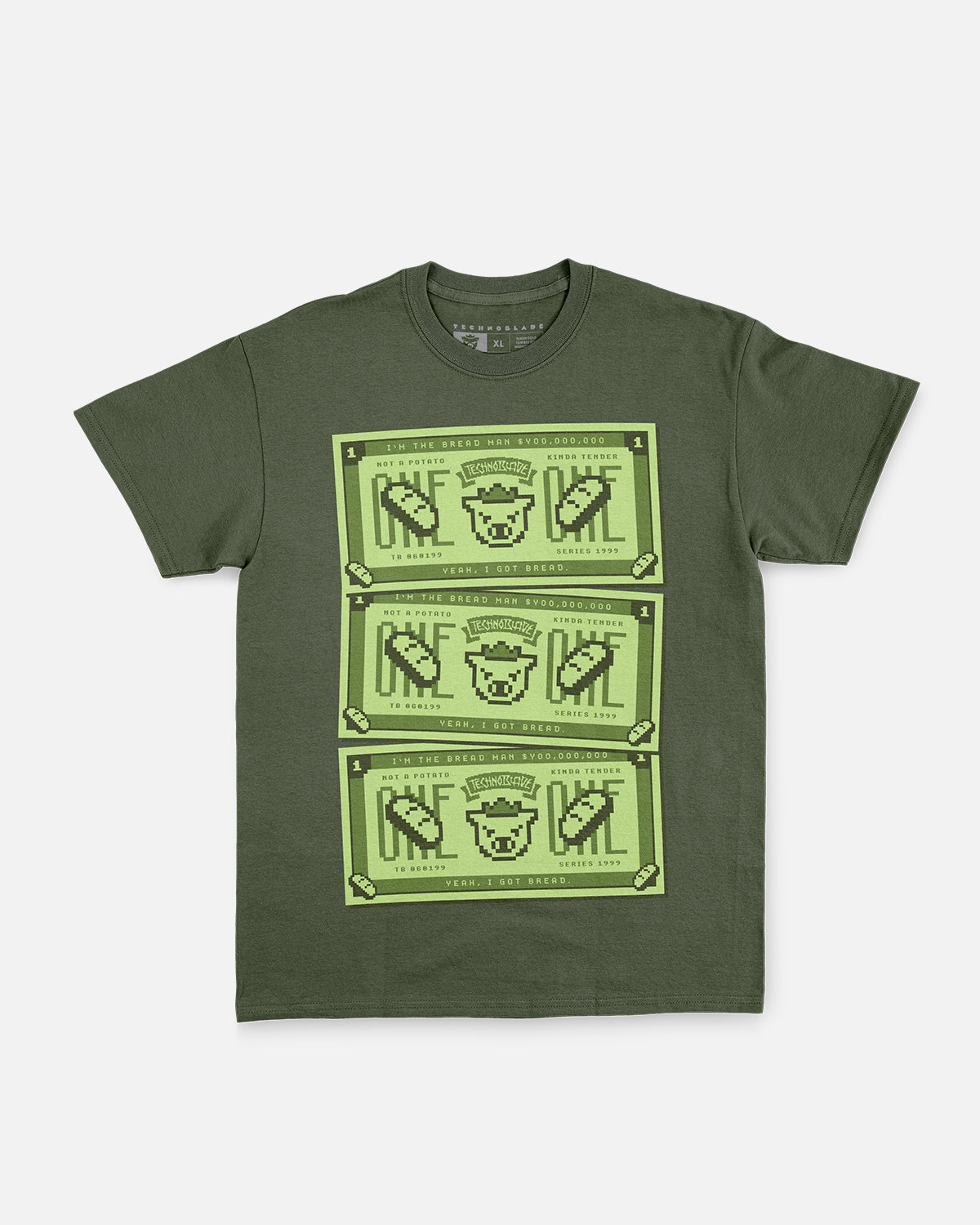 The Bread Man Tee (Army Green)