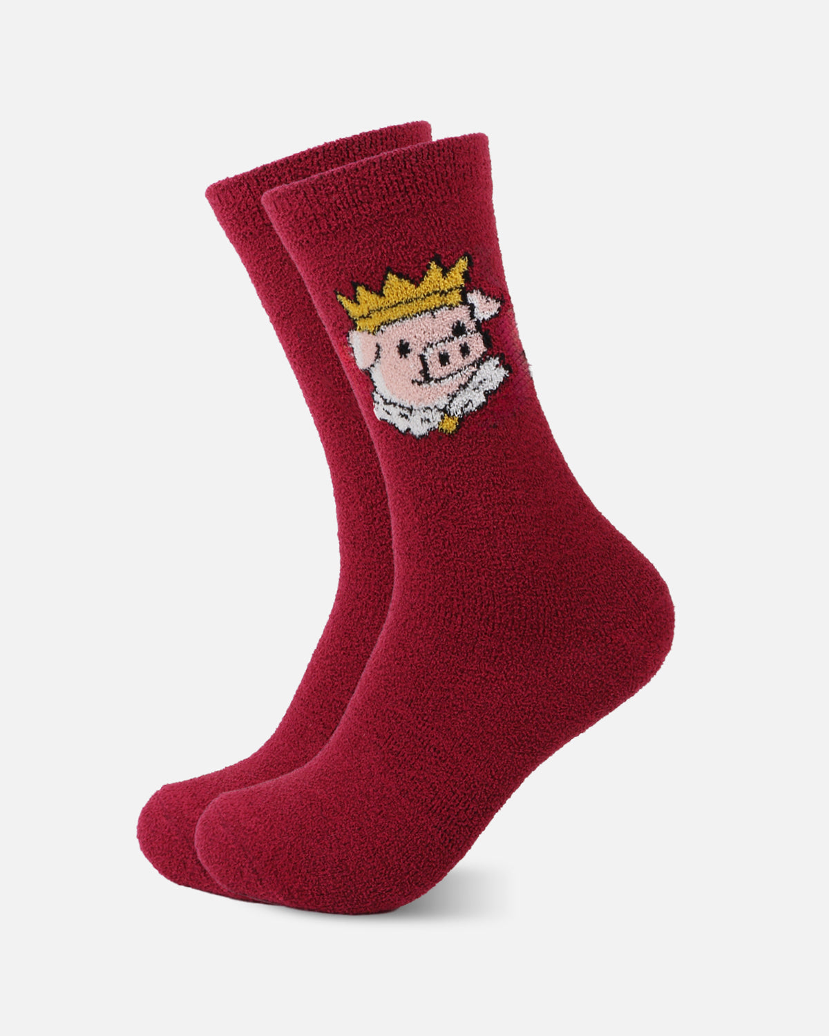 The King Cozy Socks (Red)