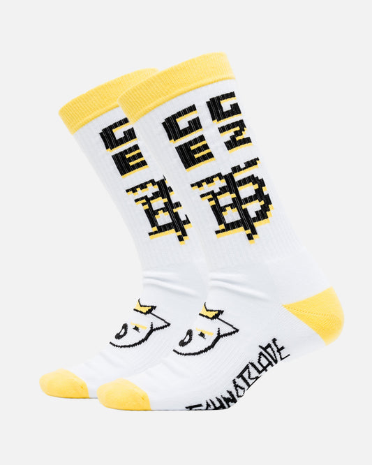 GGEZ Socks (White/Yellow)