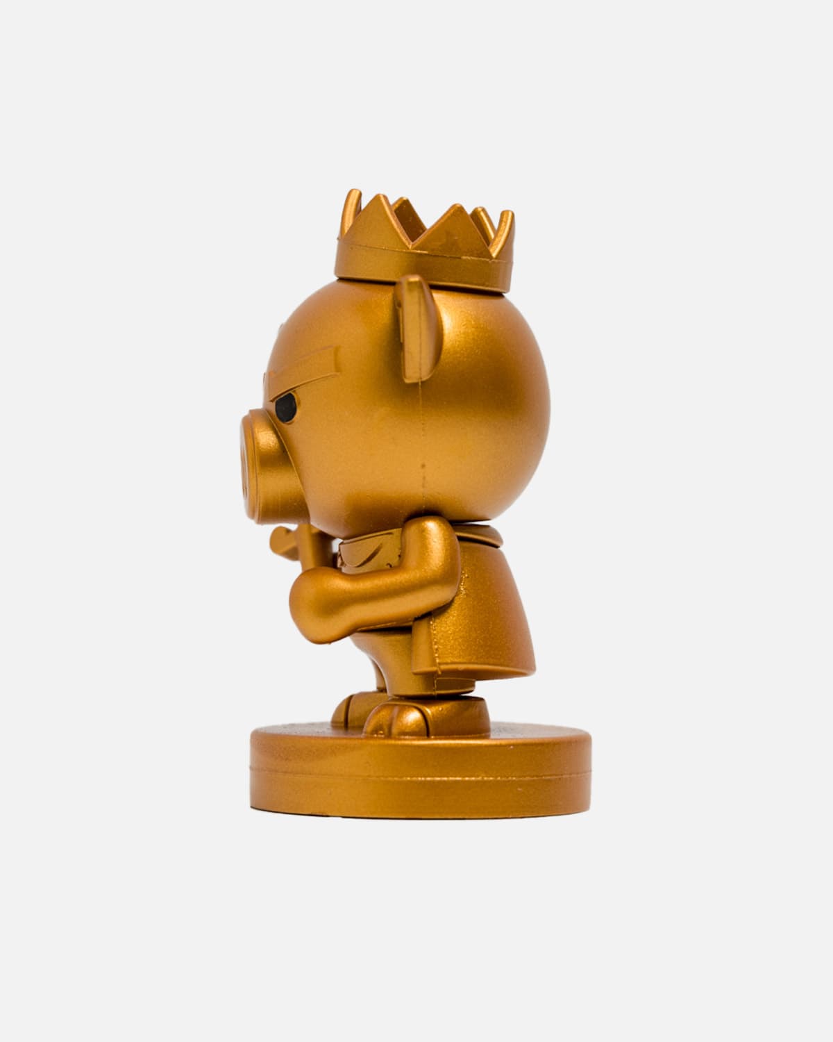 Golden King Metallic Gold Molded Toy