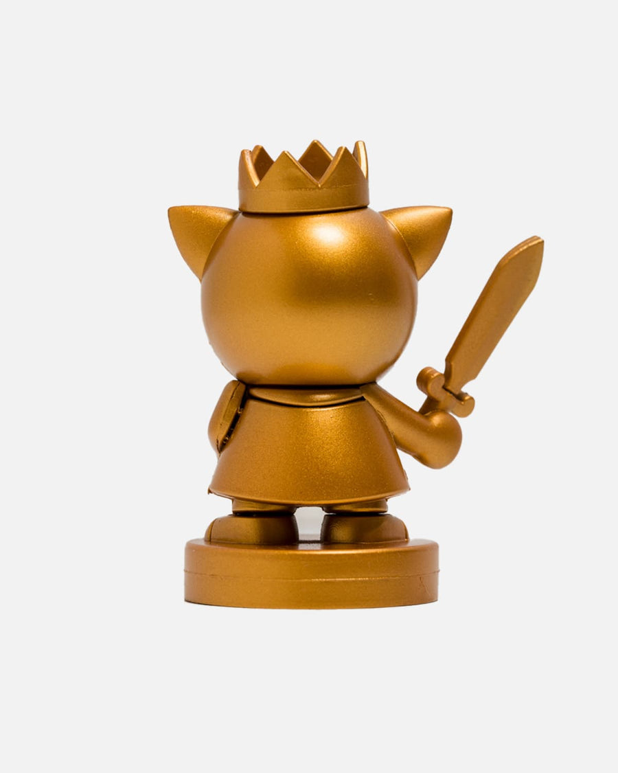 Golden King Metallic Gold Molded Toy