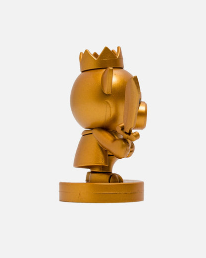 Golden King Metallic Gold Molded Toy