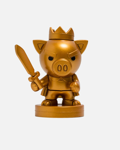 Golden King Metallic Gold Molded Toy