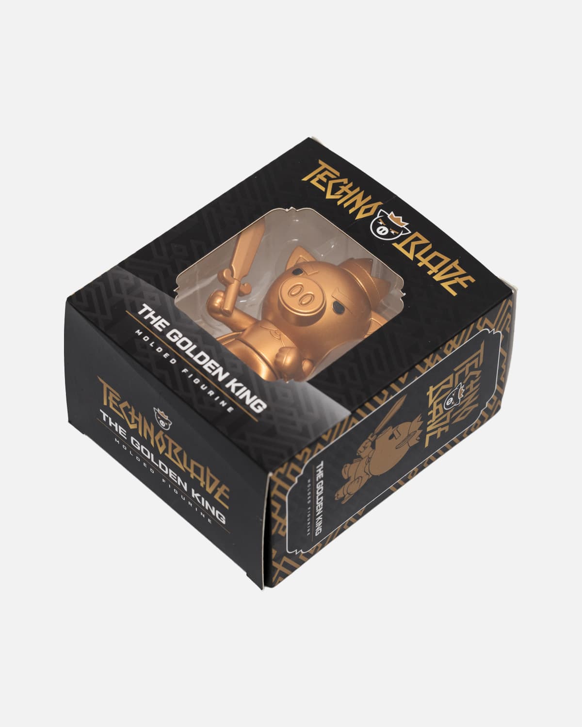 Golden King Metallic Gold Molded Toy