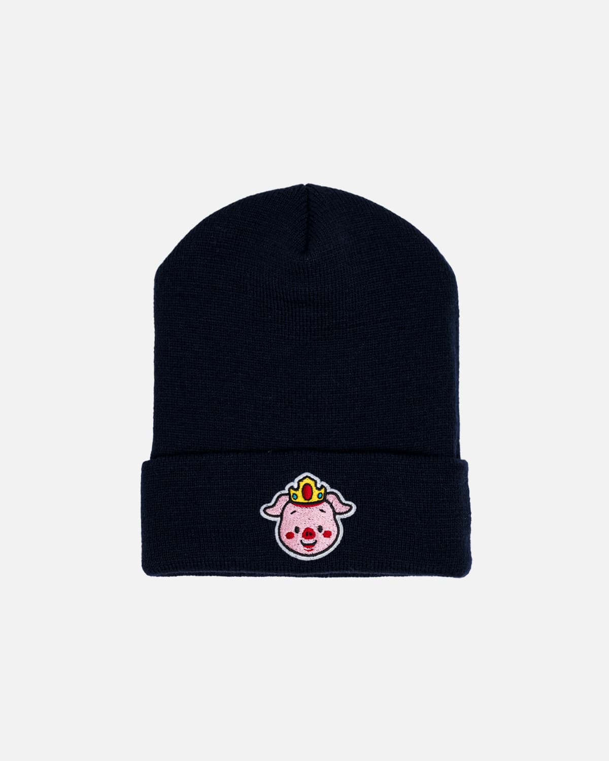 Classic Pig Beanie (Navy)