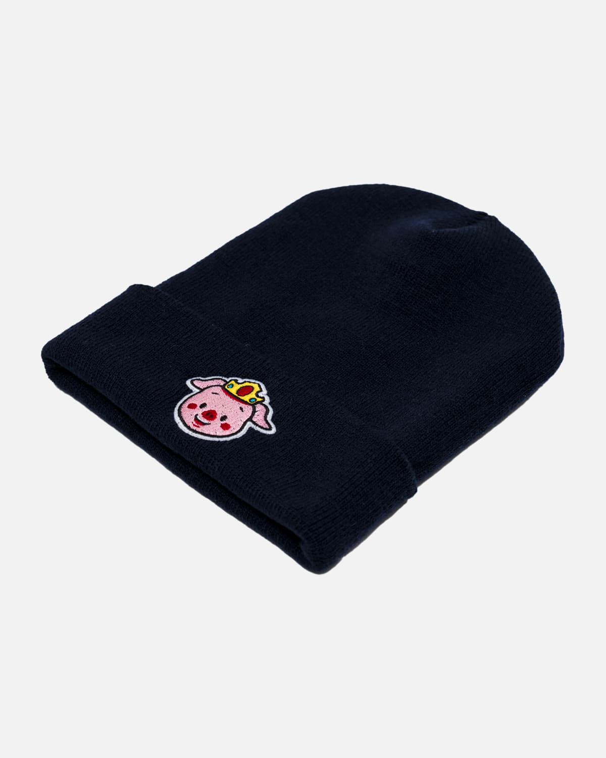 Classic Pig Beanie (Navy)