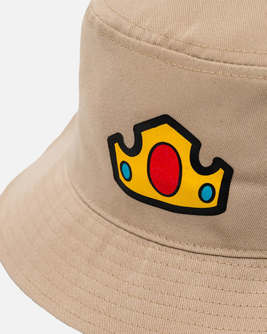 Classic Crown Bucket Hat (Tan)