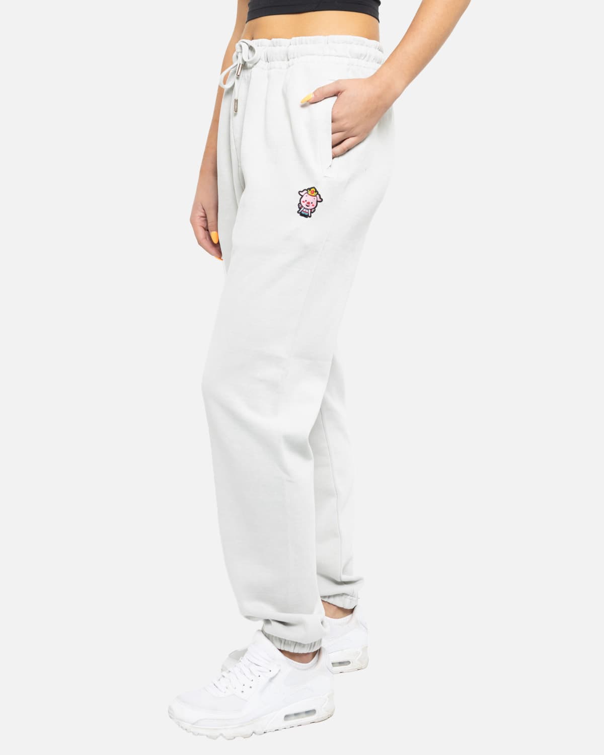 Classic Pig Unisex Jogger Sweatpants (Lunar Rock)