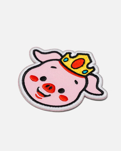 Classic Pig Embroidered Patch