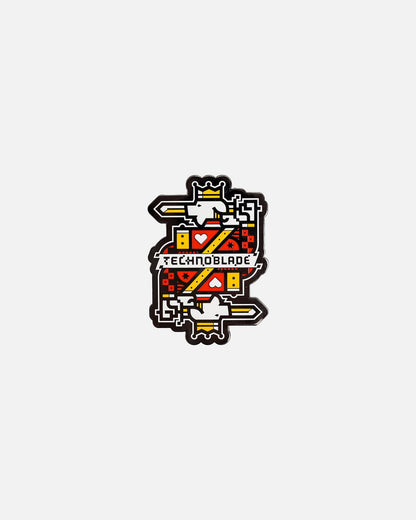 King Technoblade Enamel Pin