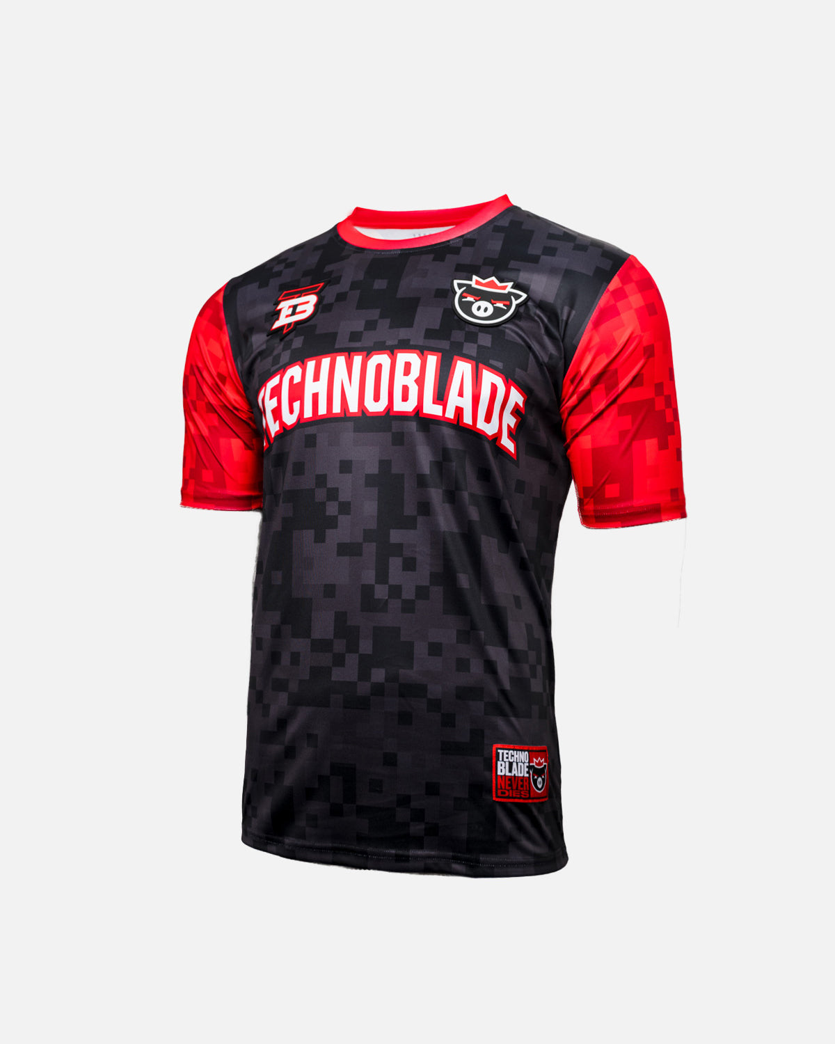 Never Dies Gaming Jersey (Black/Red)