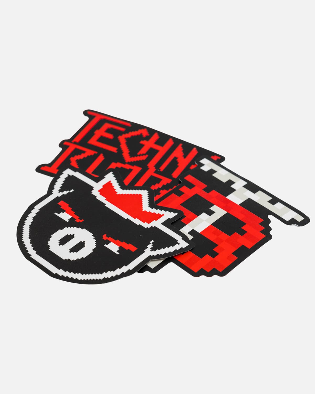 Pixelated Logos Sticker Pack