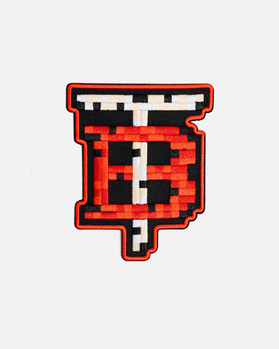 Pixelated TB Embroidered Patch