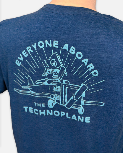 Everyone Aboard Tee (Cool Blue)