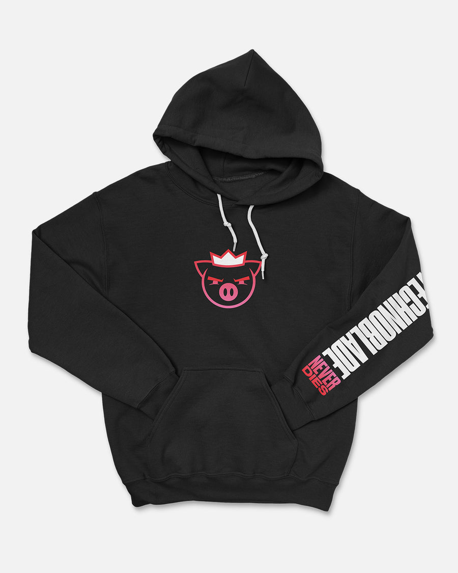 Technoblade 'Never Dies' Pull Over Hoodie (Black) - Technoblade Official