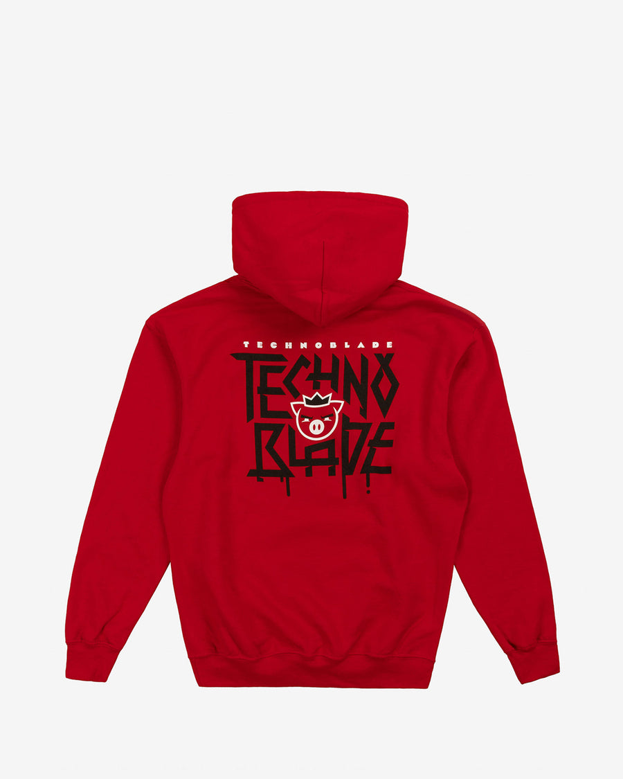 Agro Youth Pullover Hoodie (Red)