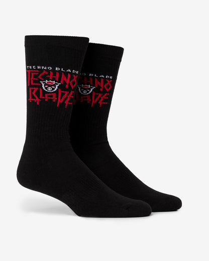 Agro Wordmark Socks (Black)