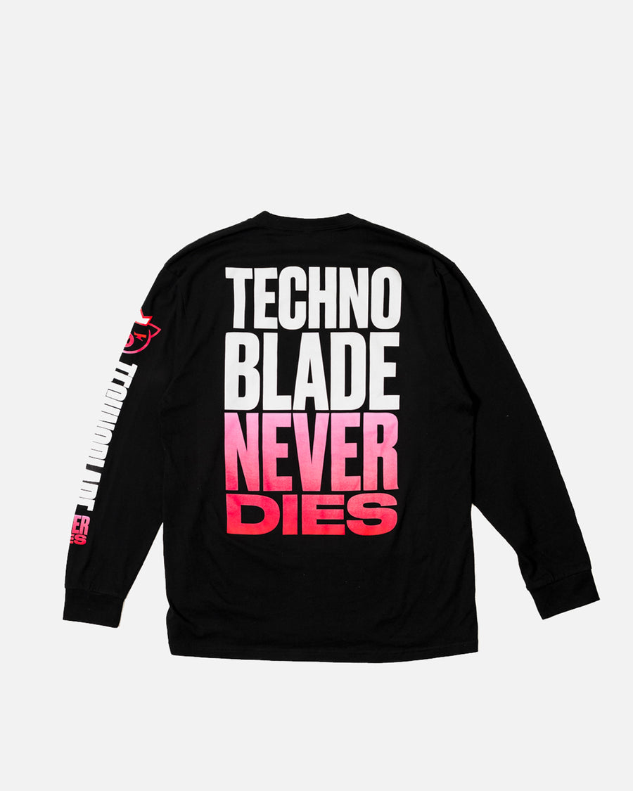 Technoblade 'Never Dies' Long Sleeve Tee (Black)